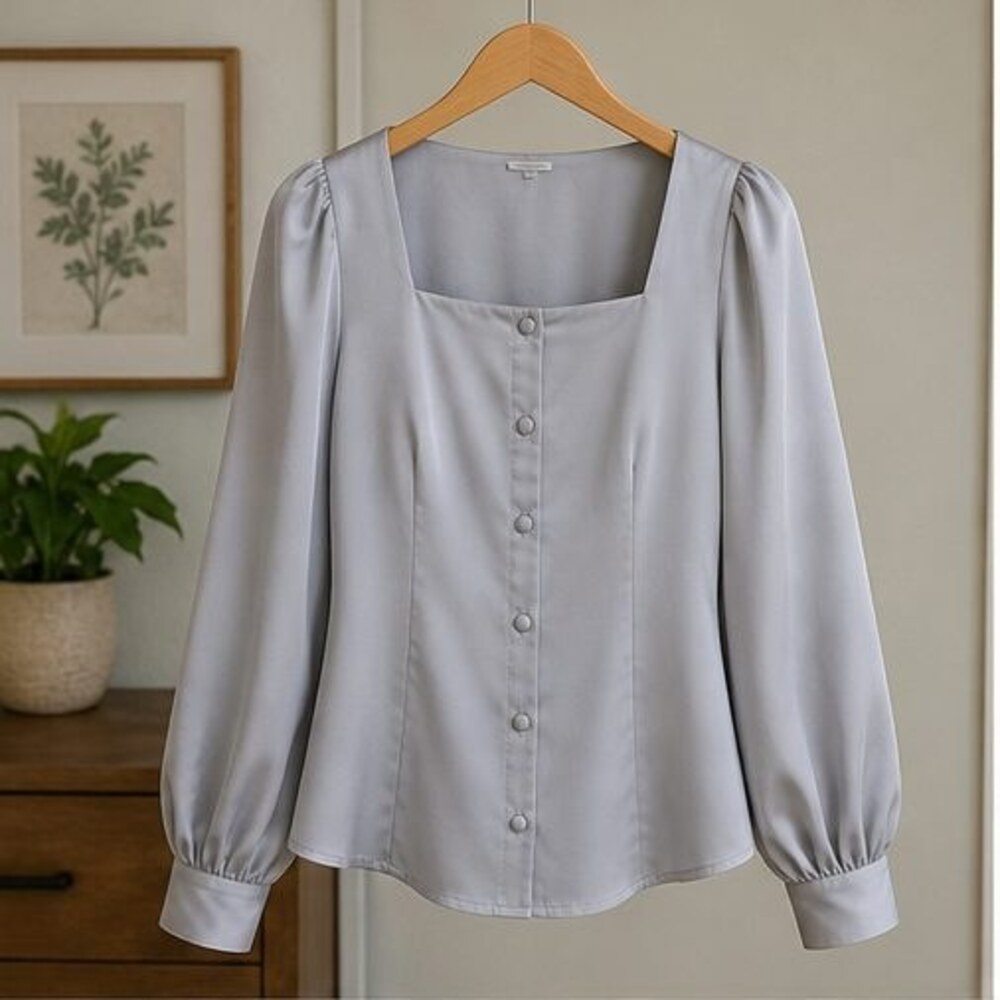 Gray Cami Blouse